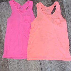 Children place tank tops